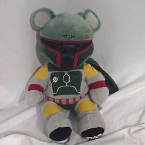 EUC Build A Bear BAB Star Wars Boba Fett Mandalorian Plush Retired